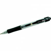 Basics&reg; Retractable Gel Grip Roller Pens 0.7 mm Black 12/box