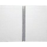 Basics&reg; 1-Subject Notebooks 9-1/2" x 6" 200 pages Red 5/pkg