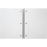 Basics&reg; 3-Subject Notebooks 10-1/2" x 8" 108 pages Red 5/pkg
