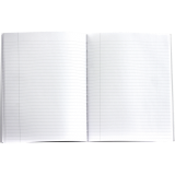 Basics&reg; Hard Cover Flush-Cut Notebook 9" x 7-1/4" 192 pages Black