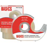 Basics&reg; Invisible Mending Tape Dispenser 3/4" (19mm x 32.9m)