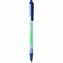 Bic&reg; ReVolution Clic Stic&trade; Retractable Ball Point Pen Medium Point Blue 12/box