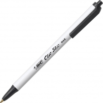 Bic&reg; Clic Stic&reg; Retractable Ball Point Pen Medium Point Black
