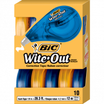 BIC&reg; Wite-Out&reg; EZcorrect&reg; Correction Tape 1 Line 10/box