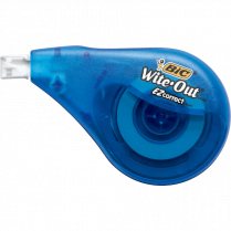 BIC&reg; Wite-Out&reg; EZcorrect&reg; Correction Tape 1 Line 4.2mm x 12m 3/pkg