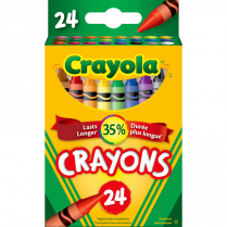 Crayola&reg; Crayons Assorted Colours 24/box