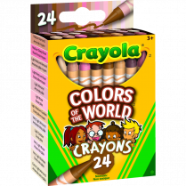 Crayola&reg; Colors Of the World&trade; Crayons Assorted Colours 24/pkg
