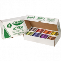Crayola&reg; Classpack Regular Crayons Assorted Colours 800/cse