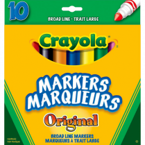 Crayola&reg; Broad Tip Markers Classic Colours 10/pkg