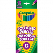 Crayola&reg; Coloured Pencils Assorted Colours 12/pkg