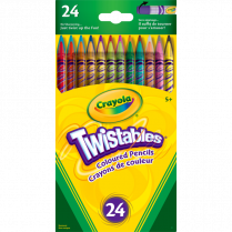 Crayola&reg; Twistables&reg; Coloured Pencils 24/pkg