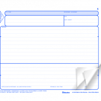 Blueline&reg; Inter-Office Memo 3-part 8-1/2x8" Bilingual 250/pkg