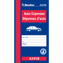 Blueline&reg; Automobile Expense Book 6-3/8" x 3-1/2" Bilingual