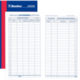 Blueline&reg; Automobile Expense Book 6-3/8" x 3-1/2" Bilingual
