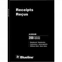 Blueline&reg; Deluxe Receipt Book 3-Part 200 sets
