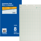 Blueline&reg; A5300 Columnar Pad 8-1/4 x 14" 8 Column