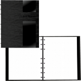 Blueline&reg; NotePro&trade; Lux Dotted Journal 9-1/4" x 7-1/4" Black