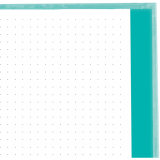 Blueline&reg; NotePro&trade; Lux Dotted Journal 9-1/4" x 7-1/4" Aqua