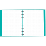 Blueline&reg; NotePro&trade; Lux Dotted Journal 9-1/4" x 7-1/4" Aqua