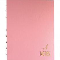 Blueline&reg; NotePro&trade; Pink Ribbon Notebook 9-1/4" x 7-1/4" 150pgs Pink