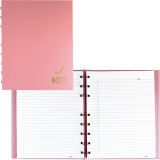 Blueline&reg; NotePro&trade; Pink Ribbon Notebook 9-1/4" x 7-1/4" 150pgs Pink