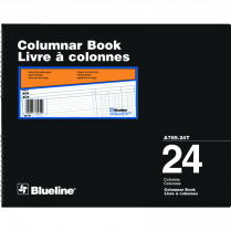Blueline&reg; A769 Columnar Book 12" x 14-15/16" 24-column
