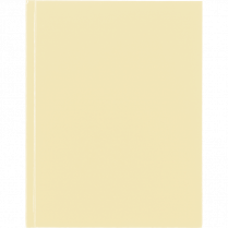 Blueline&reg; Pastel Notebook Hard Cover 9-1/4" x 7-1/4" Vanilla