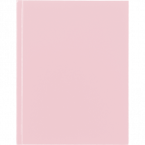Blueline&reg; Pastel Notebook Hard Cover 9-1/4" x 7-1/4" Rose