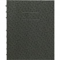 Blueline&reg; NotePro&trade; Notebook Ostrich 9-1/4x7-1/4" Ruled 192pgs Black