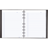 Blueline&reg; NotePro&trade; Notebook Ruled 9-1/4x7-1/4" 192pgs Black