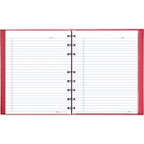 Blueline&reg; NotePro&trade; Notebook Ruled 9-1/4x7-1/4" 192pgs Red
