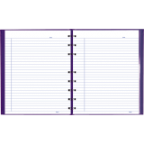 Blueline&reg; NotePro&trade; Notebook Ruled 9-1/4x7-1/4" 192pgs Purple