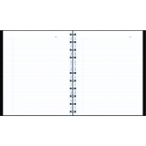 Blueline&reg; MiracleBind&trade; Notebook 11" x 9-1/16" 150 pgs Black