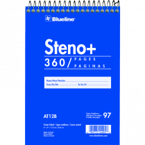 Blueline&reg; Steno Book Top Bound 6" x 9" 360 pages