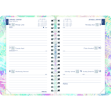 Blueline&reg; Watercolour Weekly/Monthly Planner 8" x 5" Bilingual Floral