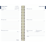 Blueline&reg; Succulent Plant Weekly/Monthly Planner 8" x 5" Bilingual