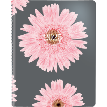Blueline&reg; Essential Pink Ribbon Monthly Planner 8-7/8" x 7-7/8" Bilingual Pink