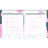Blueline&reg; Essential Pink Ribbon Monthly Planner 8-7/8" x 7-7/8" Bilingual Pink