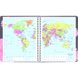 Blueline&reg; Essential Pink Ribbon Monthly Planner 8-7/8" x 7-7/8" Bilingual Pink
