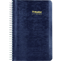 Blueline&reg; Essential Daily Planner 8"x5" English Blue