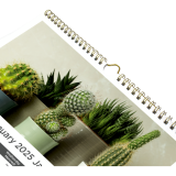 Blueline&reg; Succulent Plants Wall Calendar 12" x 17" Bilingual