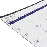 Blueline DuraGlobe Monthly Desk Pad Calendar 22" x 17" English