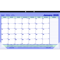 Blueline&reg; Monthly Desk/Wall Calendar 17-3/4" x 10-7/8" English