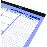 Blueline&reg; Monthly Desk/Wall Calendar 17-3/4" x 10-7/8" English