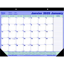 Blueline&reg; Monthly Desk/Wall Calendar 21-1/4" x 16" Bilingual