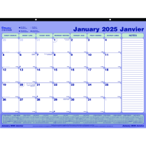 Blueline&reg; Monthly Desk Pad 21-1/4" x 16" Bilingual