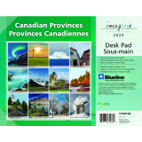 Blueline&reg; Desk Pad Canadian Province 22" x 17" Bilingual