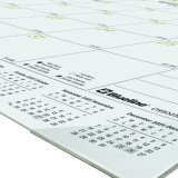 Blueline&reg; Gold Collection Monthly Desk Pad 22" x 17" Bilingual