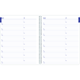 Blueline&reg; DuraGlobe Monthly Planner 8-7/8" x 7-1/8" Bilingual Black