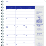 Blueline&reg; DuraGlobe Monthly Planner 8-7/8" x 7-1/8" Bilingual Black